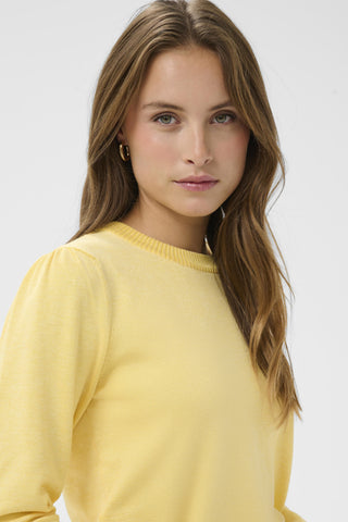 CHANDAIL SAINT-TROPEZ "MILA ROUND NECK" LEMON DROP (30511753)