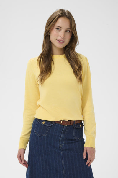 CHANDAIL SAINT-TROPEZ "MILA ROUND NECK" LEMON DROP (30511753)