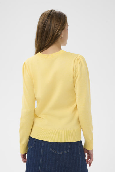 CHANDAIL SAINT-TROPEZ "MILA ROUND NECK" LEMON DROP (30511753)