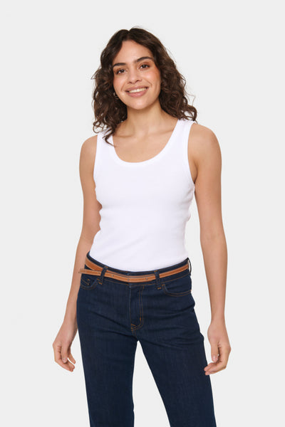 CAMISOLE SAINT-TROPEZ "ASTER" BRIGHT WHITE