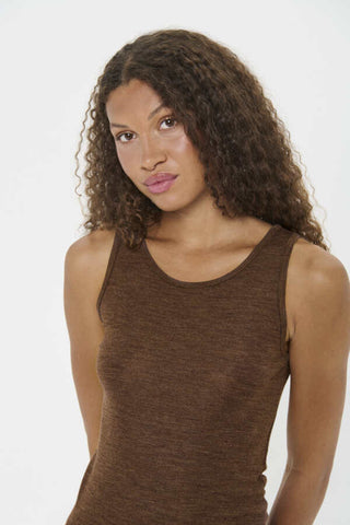 CAMISOLE SAINT-TROPEZ "GARIMA" FONDUE FUDGE (30513524)
