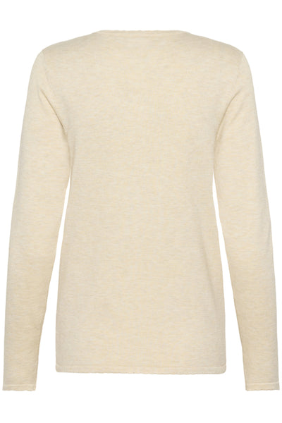 CHANDAIL SAINT-TROPEZ "MILA V-NECK" BROWN RICE (30513960)