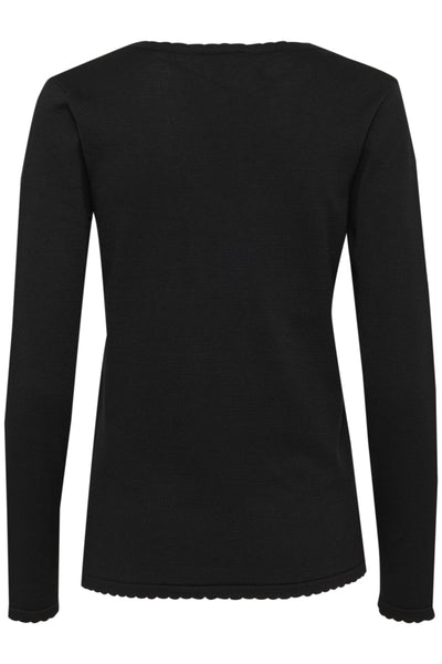 CHANDAIL SAINT-TROPEZ "MILA V-NECK" BLACK (30513960)