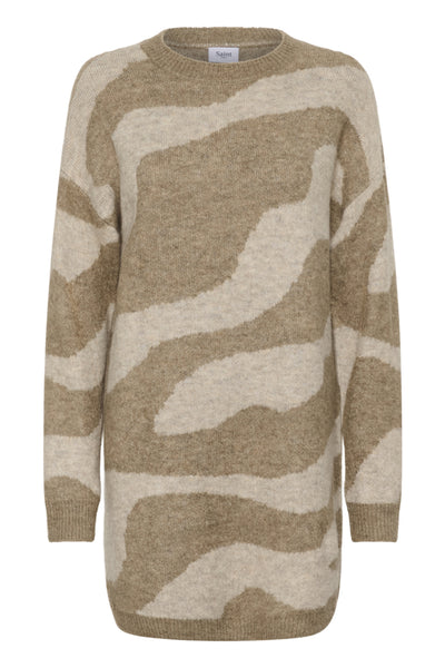 CHANDAIL LONG TRICOT SAINT-TROPEZ "MALLIE" TIGER'S EYE (30514459)