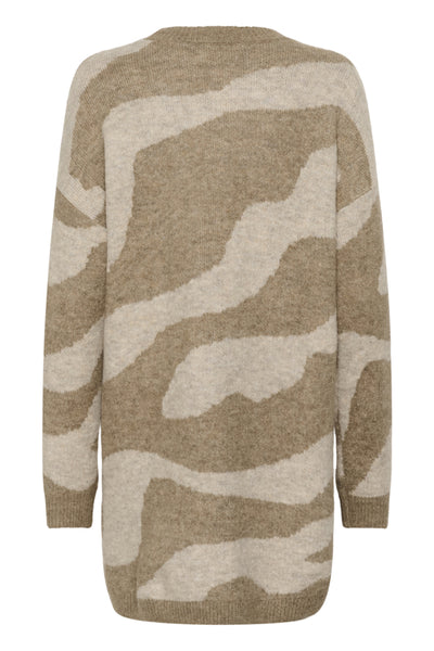 CHANDAIL LONG TRICOT SAINT-TROPEZ "MALLIE" TIGER'S EYE (30514459)