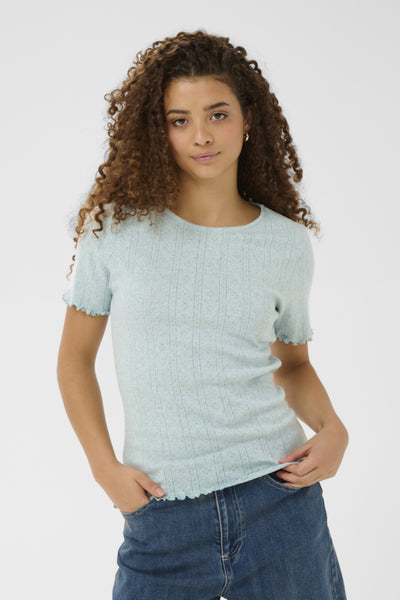 T-SHIRT SAINT-TROPEZ "GRU" ETHER MELANGE