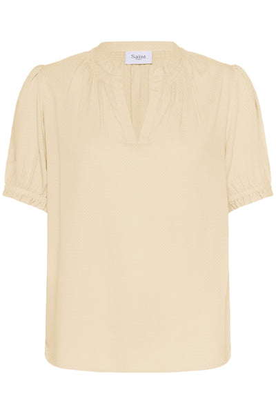 BLOUSE SAINT-TROPEZ "BRITTA" CREME