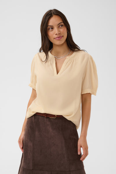 BLOUSE SAINT-TROPEZ "BRITTA" CREME