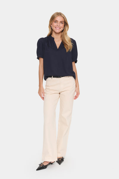 BLOUSE SAINT-TROPEZ "BRITTA" NIGHT SKY
