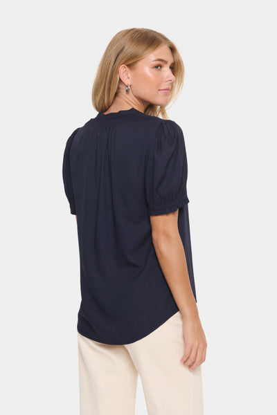 BLOUSE SAINT-TROPEZ "BRITTA" NIGHT SKY