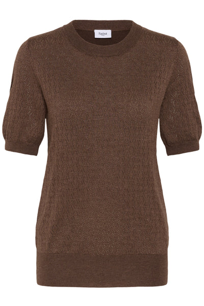 T-SHIRT SAINT-TROPEZ "MILA POINTELLE" FONDUE FUDGE (30514645)