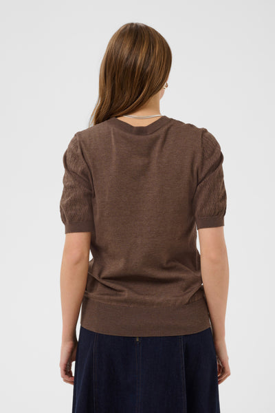 T-SHIRT SAINT-TROPEZ "MILA POINTELLE" FONDUE FUDGE (30514645)