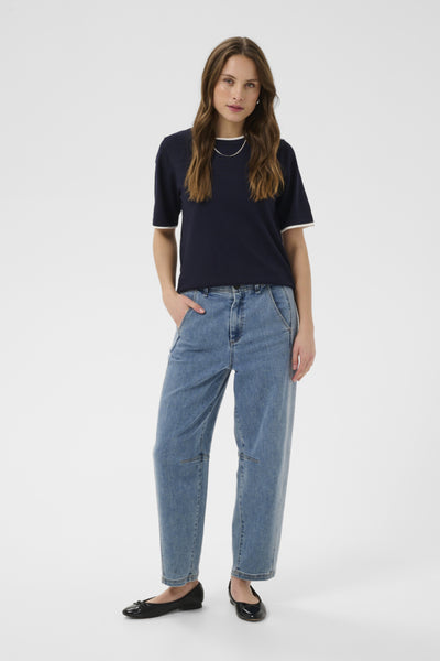 T-SHIRT SAINT-TROPEZ "MILA" NIGHTSKY ICE CONTRAST (30514647)