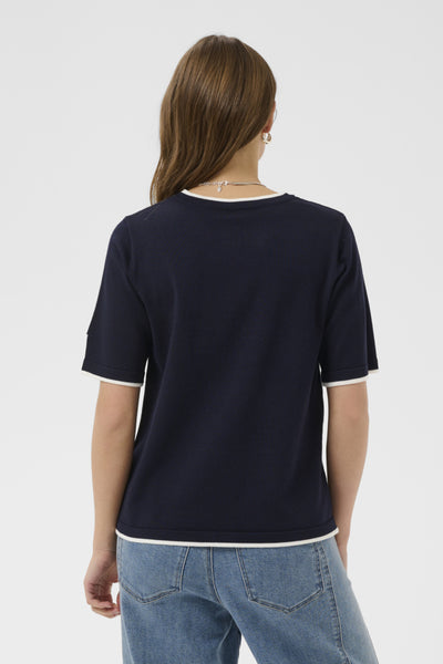 T-SHIRT SAINT-TROPEZ "MILA" NIGHTSKY ICE CONTRAST (30514647)