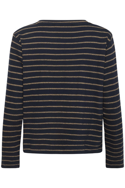 CHANDAIL SAINT-TROPEZ "OSANNA" NIGHTSKY & TANIN STRIPE
