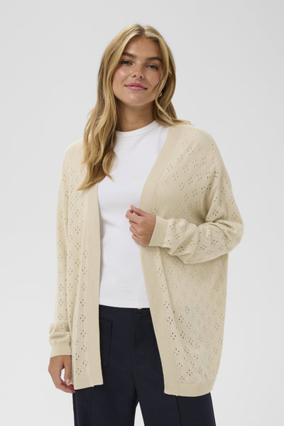 CARDIGAN SAINT-TROPEZ "OLINE" OATMEAL