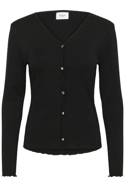 CARDIGAN SAINT-TROPEZ "OLALIA" BLACK