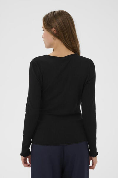CARDIGAN SAINT-TROPEZ "OLALIA" BLACK