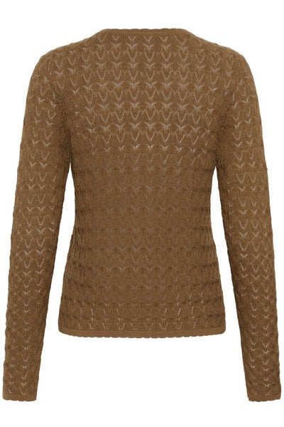 CARDIGAN SAINT-TROPEZ "RONETTE " TOASTED COCONUT