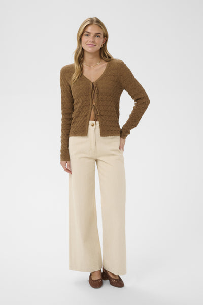 CARDIGAN SAINT-TROPEZ "RONETTE " TOASTED COCONUT