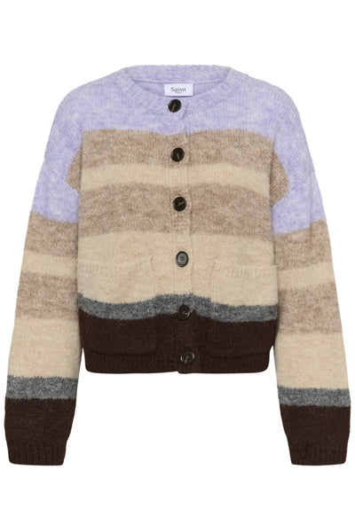 CARDIGAN SAINT-TROPEZ "SERAPHINA "CHOCOLATE LILAC