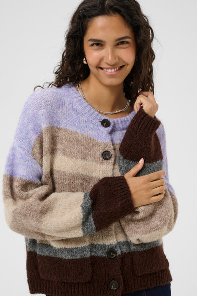 CARDIGAN SAINT-TROPEZ "SERAPHINA "CHOCOLATE LILAC
