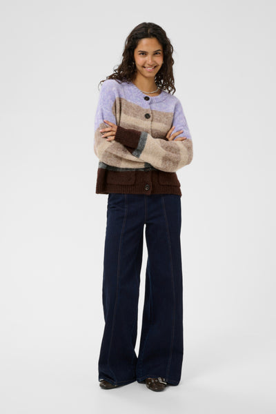 CARDIGAN SAINT-TROPEZ "SERAPHINA "CHOCOLATE LILAC