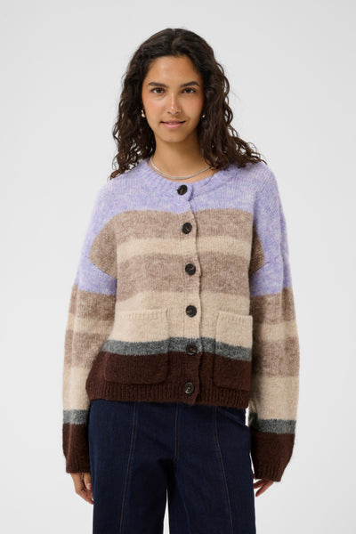 CARDIGAN SAINT-TROPEZ "SERAPHINA "CHOCOLATE LILAC