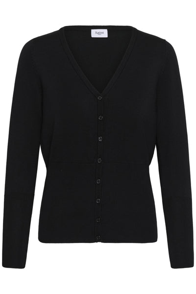 CHANDAIL SAINT-TROPEZ "MILA SLIM CARDIGAN" BLACK