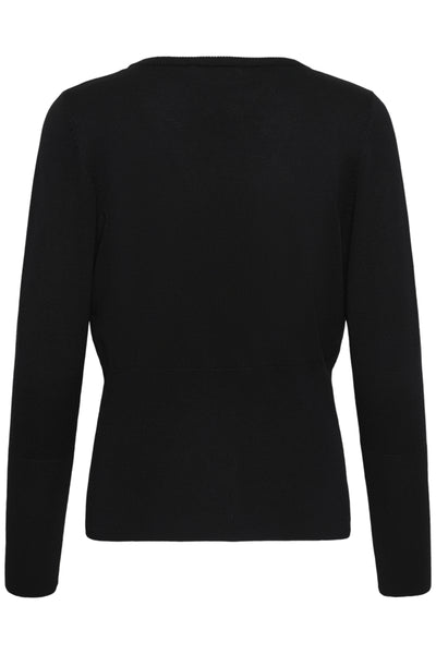 CHANDAIL SAINT-TROPEZ "MILA SLIM CARDIGAN" BLACK