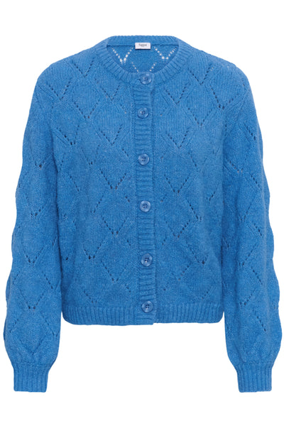 CARDIGAN SAINT-TROPEZ "TABBATHA" LICHEN BLUE MELANGE