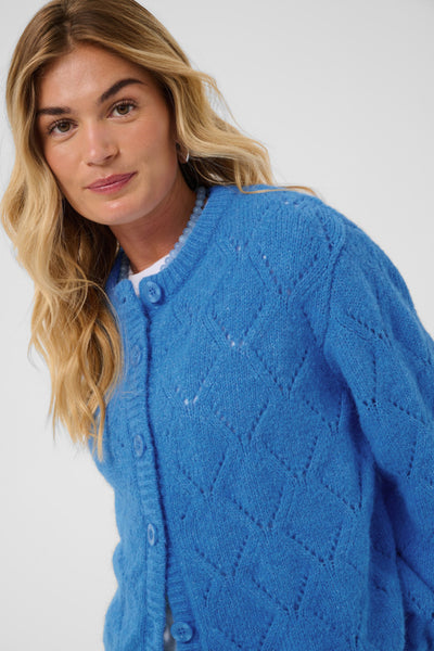 CARDIGAN SAINT-TROPEZ "TABBATHA" LICHEN BLUE MELANGE