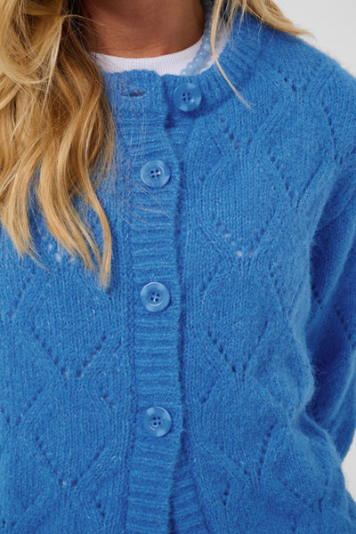 CARDIGAN SAINT-TROPEZ "TABBATHA" LICHEN BLUE MELANGE