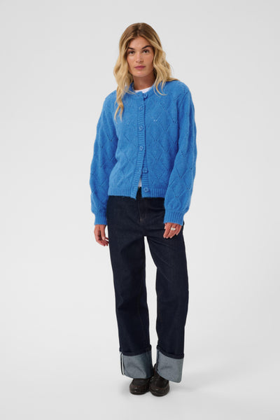 CARDIGAN SAINT-TROPEZ "TABBATHA" LICHEN BLUE MELANGE