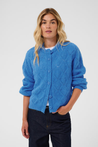 CARDIGAN SAINT-TROPEZ "TABBATHA" LICHEN BLUE MELANGE
