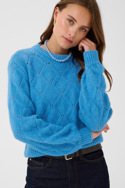 CHANDAIL SAINT-TROPEZ "TABBATHA" LICHEN BLUE MELANGE