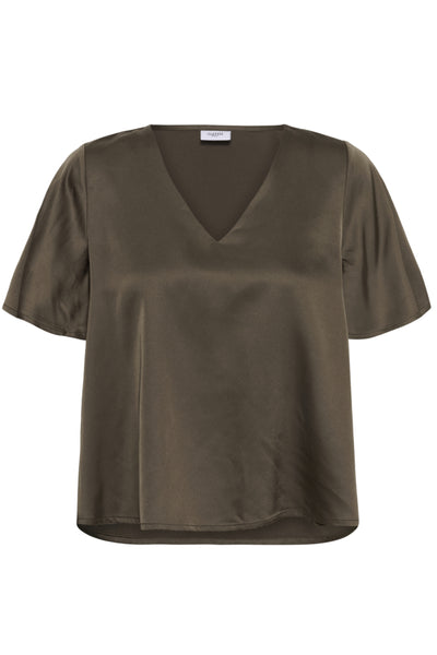 BLOUSE SAINT-TROPEZ "LODISA" CHOCOLATE BROWN