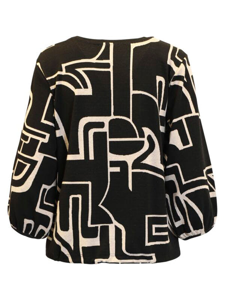 CHANDAIL BRANDTEX "ABSTRAIT" BLACK (40010)