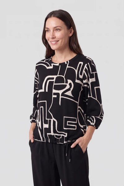 CHANDAIL BRANDTEX "ABSTRAIT" BLACK (40010)