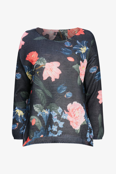 CHANDAIL M. ITALY "FLEUR" BLACK BLOSSOM (33-9006Y)