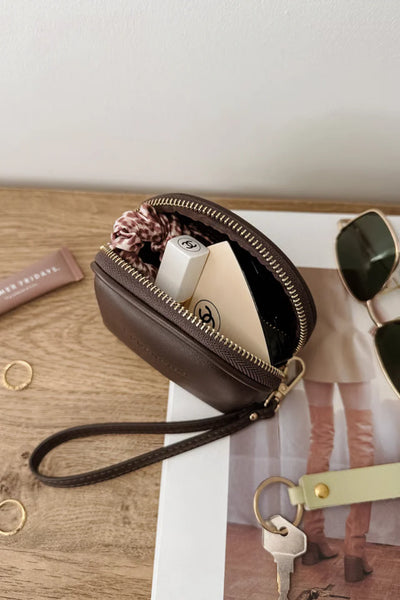 MINI SAC LOUENHIDE "PAIGE" CHOCOLATE