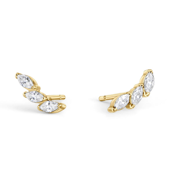 BOUCLES D'OREILLES MIA " ANGELO " DORÉ