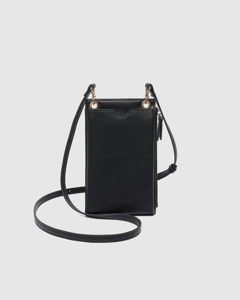 SAC LOUENHIDE "SUKI RFID PHONE" BLACK