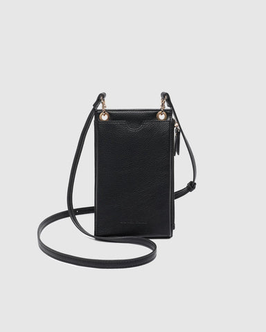 SAC LOUENHIDE "SUKI RFID PHONE" BLACK