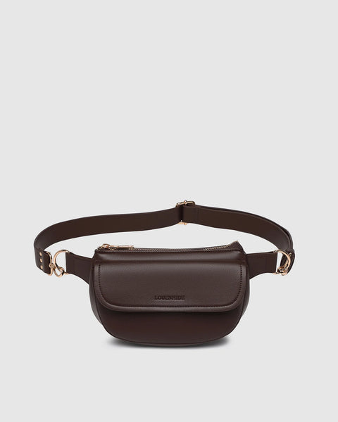 SAC - CEINTURE LOUENHIDE "LOLA CHOCOLATE