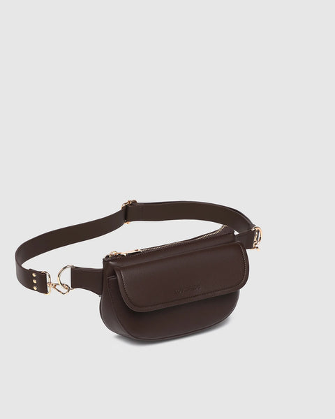 SAC - CEINTURE LOUENHIDE "LOLA CHOCOLATE