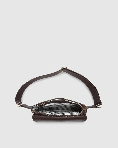 SAC - CEINTURE LOUENHIDE "LOLA CHOCOLATE