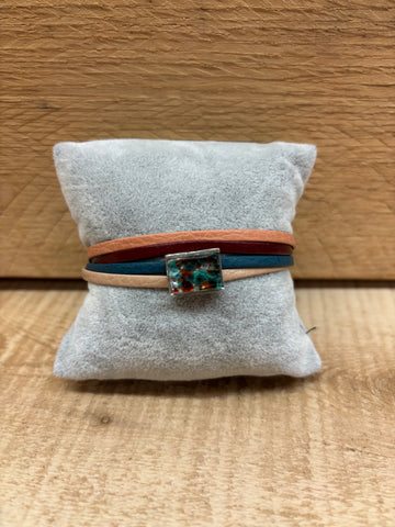 BRACELET CUIR CRÉART "SIMPLY" AUTOMNE