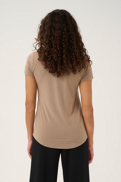 T-SHIRT CULTURE "POPPY" TIMBER WOLF