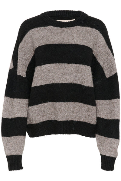 CHANDAIL TRICOT CULTURE "KIMMY" BLACK / FALCON